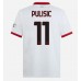 AC Milan Christian Pulisic #11 Bortedrakt 2024-25 Korte ermer